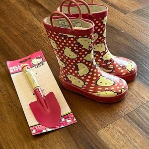 Western Chief Hello Kitty Kids Size 7/8 Garden/Rain Boots